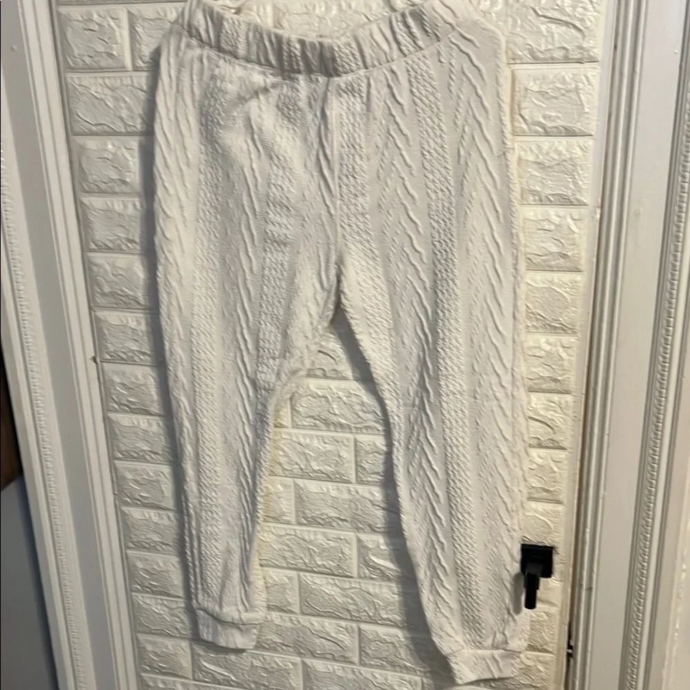 Splendid Cream Relaxed Ribbed Set - Picture 3 of 4